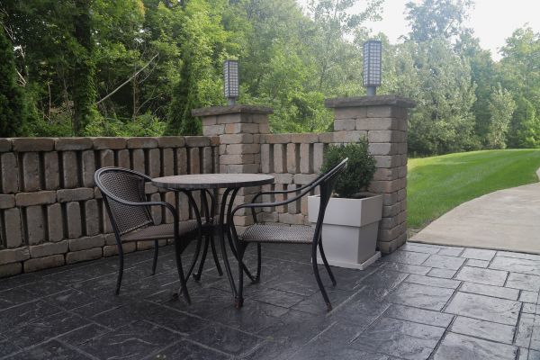 Stamped Concrete Patio Installation in Bethlehem